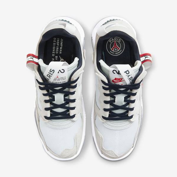 Nike Jordan MA2 Paris Saint-Germain Ženske Superge Bela / Rdeča / Črna / Mornarica | NK021MAC