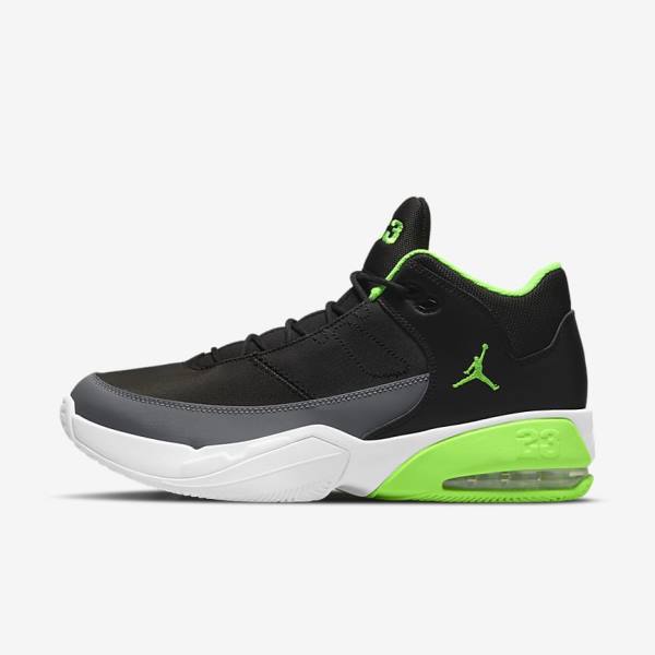 Nike Jordan Max Aura 3 Moški Jordan Čevlji Črna / Siva / Bela / Zelena | NK098NJZ