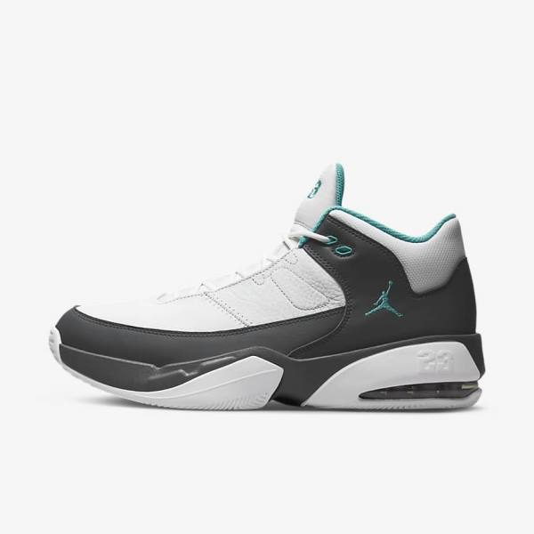 Nike Jordan Max Aura 3 Moški Superge Bela / Siva / Turkizna | NK584KMC