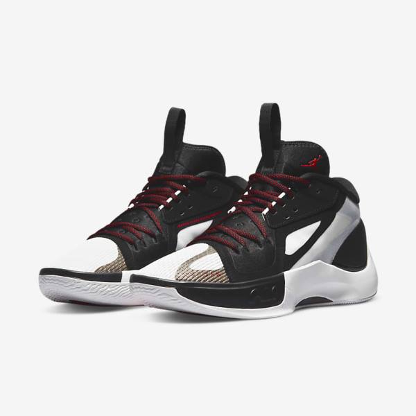 Nike Jordan Zoom Separate Moški Jordan Čevlji Črna / Bela / Modra Siva / Rdeča | NK069OXC