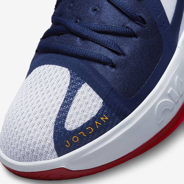 Nike Jordan Zoom Separate Moški Košarkaški Copati Mornarica / Bela / Rdeča / Zlato | NK107QGO