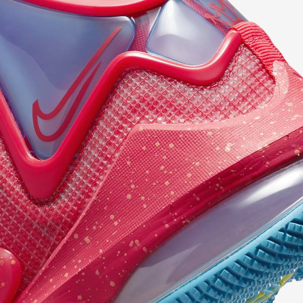 Nike LeBron 19 Moški Košarkaški Copati Rdeča / Modra / Vijolična / Rdeča | NK857SNG