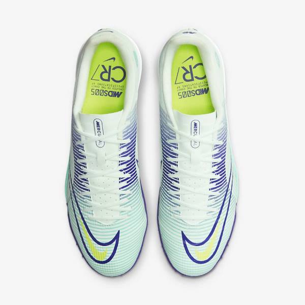 Nike Mercurial Dream Speed Vapor 14 Academy TF Turf Ženske Nogometni Čevlji Zelena / Vijolična / Zelena | NK265JVK