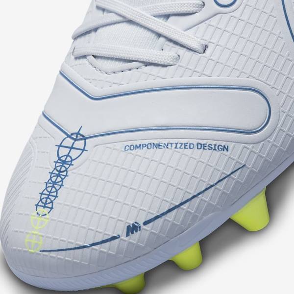 Nike Mercurial Superfly 8 Academy AG Artificial-Grass Ženske Nogometni Čevlji Siva / Svetloba Modra / Temno Modra | NK637FHB