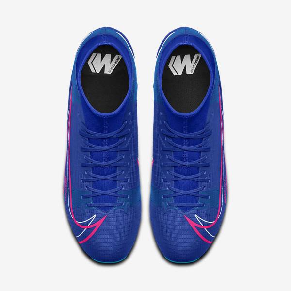 Nike Mercurial Superfly 8 Academy By You Custom Moški Nogometni Čevlji Večbarvni | NK534GVT