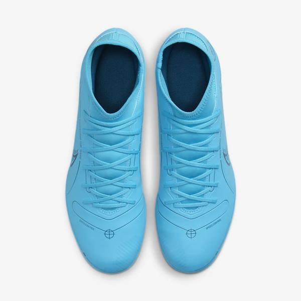 Nike Mercurial Superfly 8 Club MG Multi-Grounds Moški Nogometni Čevlji Modra / Oranžna | NK723OGM