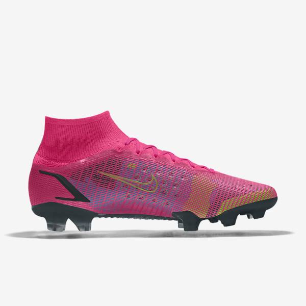 Nike Mercurial Superfly 8 Elite By You Custom Moški Nogometni Čevlji Večbarvni | NK086HBS