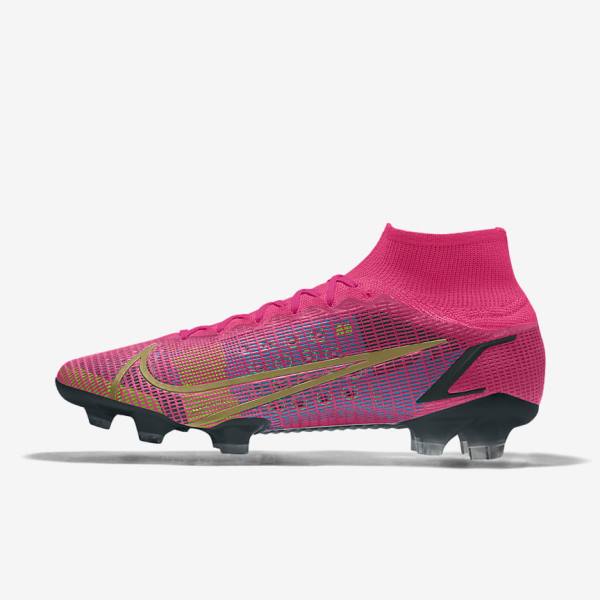 Nike Mercurial Superfly 8 Elite By You Custom Moški Nogometni Čevlji Večbarvni | NK086HBS