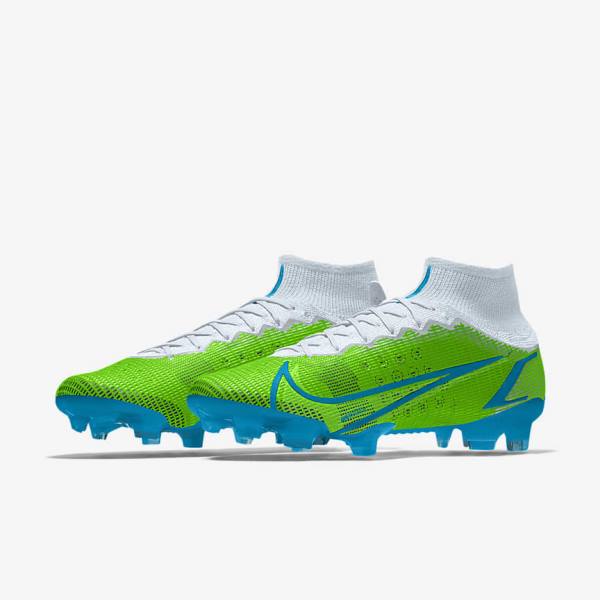 Nike Mercurial Superfly 8 Elite By You Custom Moški Nogometni Čevlji Večbarvni | NK205QHS