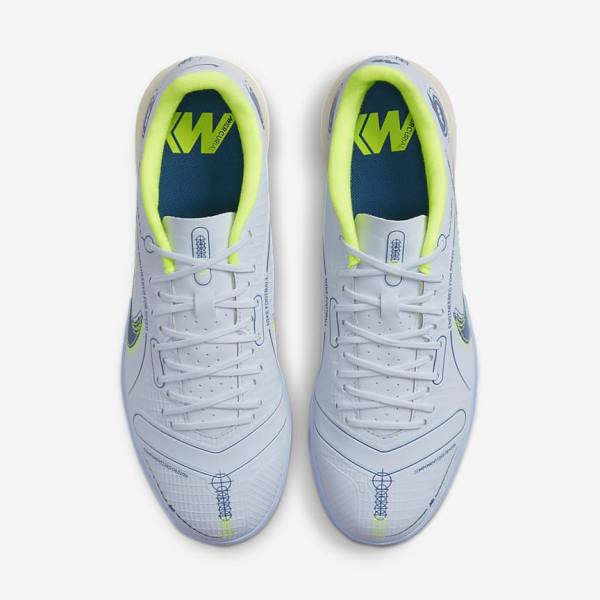 Nike Mercurial Vapor 14 Academy IC Indoor Court Moški Nogometni Čevlji Siva / Svetloba Modra / Modra | NK894ESG