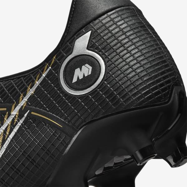 Nike Mercurial Vapor 14 Academy MG Multi-Ground Moški Nogometni Čevlji Črna / Kovinski Srebrna / Siva / Kovinski Zlato | NK507MQJ