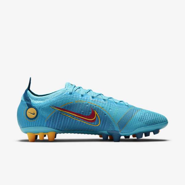 Nike Mercurial Vapor 14 Elite AG Artificial-Grounds Moški Nogometni Čevlji Modra / Oranžna | NK603WPJ