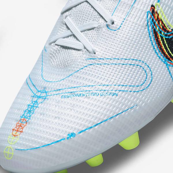 Nike Mercurial Vapor 14 Elite AG Artificial-Grounds Ženske Nogometni Čevlji Siva / Svetloba Modra / Oranžna / Modra | NK905SGY