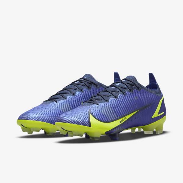 Nike Mercurial Vapor 14 Elite FG Firm-Ground Moški Nogometni Čevlji Modra | NK037BVC