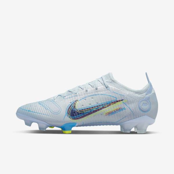 Nike Mercurial Vapor 14 Elite FG Firm-Grounds Moški Nogometni Čevlji Siva / Svetloba Modra / Modra | NK162LOT