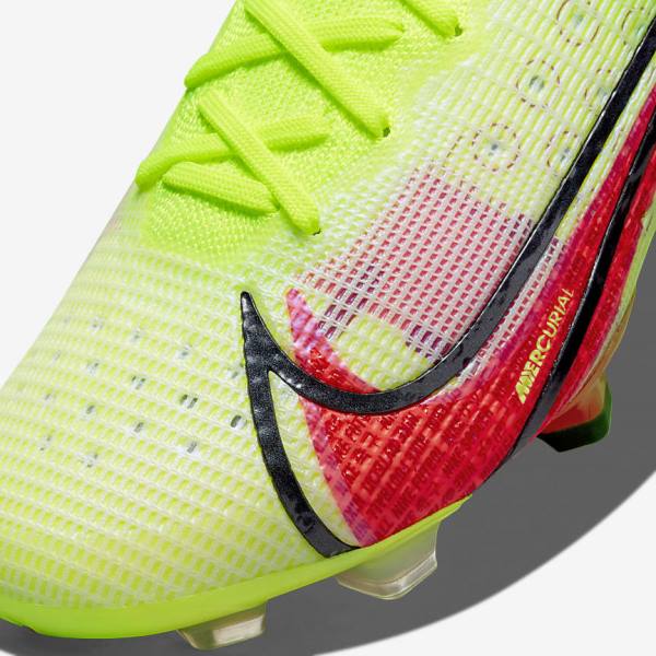 Nike Mercurial Vapor 14 Elite FG Firm-Ground Moški Nogometni Čevlji Črna / Svetloba Rdeča | NK574IGN