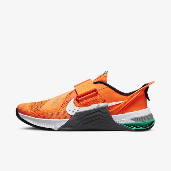 Nike Metcon 7 FlyEase Moški Športni Copati Oranžna / Temno Siva / Turkizna / Bela | NK015VKH