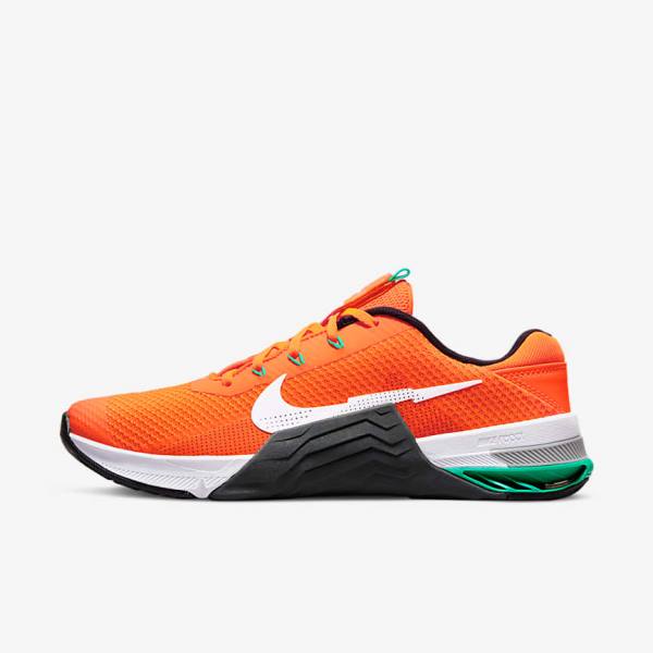 Nike Metcon 7 Ženske Športni Copati Oranžna / Temno Siva / Turkizna / Bela | NK283IMZ