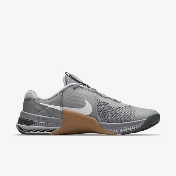 Nike Metcon 7 Ženske Športni Copati Siva / Rjav / Temno Siva / Bela | NK451YMU