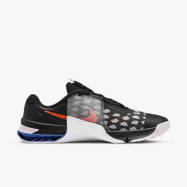 Nike Metcon 7 Ženske Športni Copati Črna / Bela / Modra / Rumena | NK497YPQ