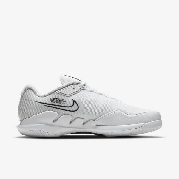 Nike NikeCourt Air Zoom Vapor Pro Hard-Court Moški Tenis Copati Bela / Črna | NK394DNU