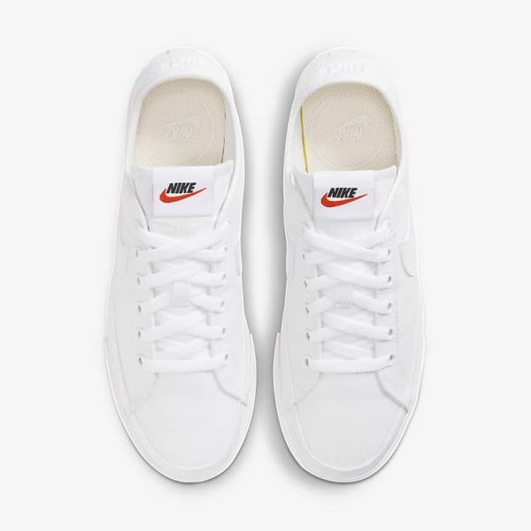 Nike NikeCourt Legacy Canvas Ženske Superge Bela | NK724DGQ