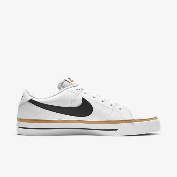 Nike NikeCourt Legacy Moški Superge Bela / Svetloba Rjav / Črna | NK716BGR