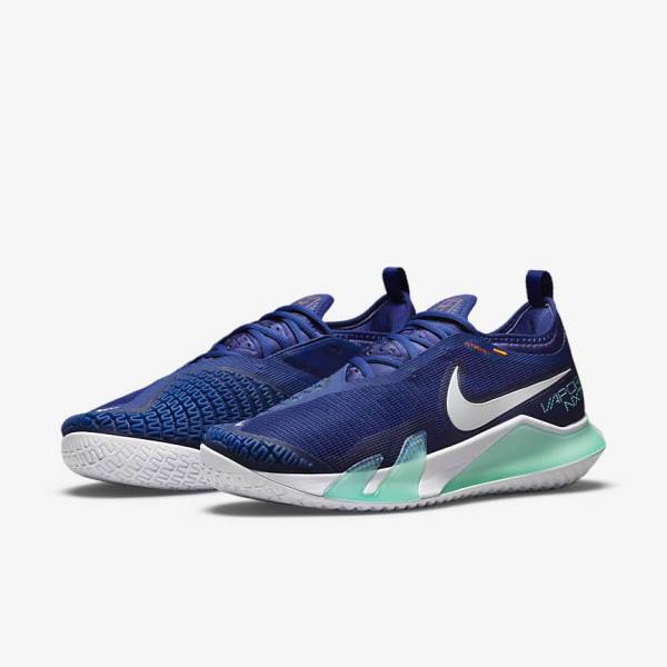 Nike NikeCourt React Vapor NXT Hard-Court Moški Tenis Copati Kraljevsko Modra | NK942ZIV