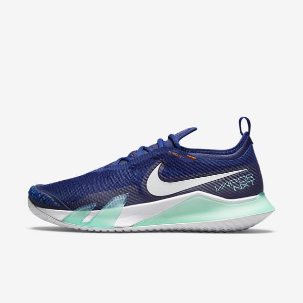 Nike NikeCourt React Vapor NXT Hard-Court Moški Tenis Copati Kraljevsko Modra | NK942ZIV