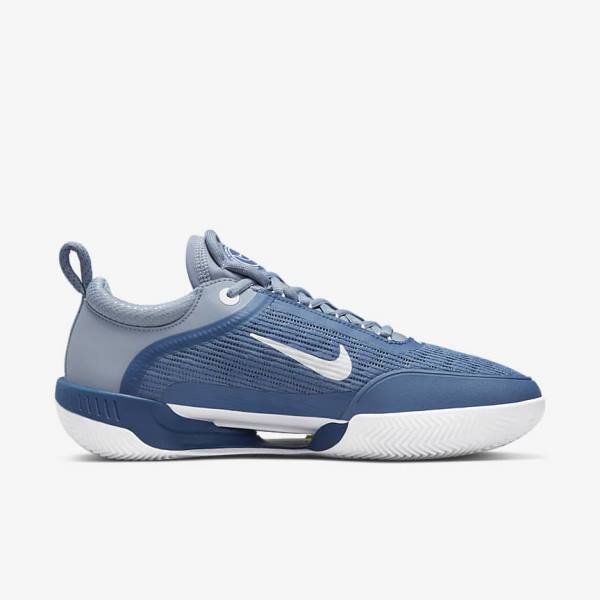 Nike NikeCourt Zoom NXT Clay Court Moški Tenis Copati Mornarica / Bela | NK576EUF