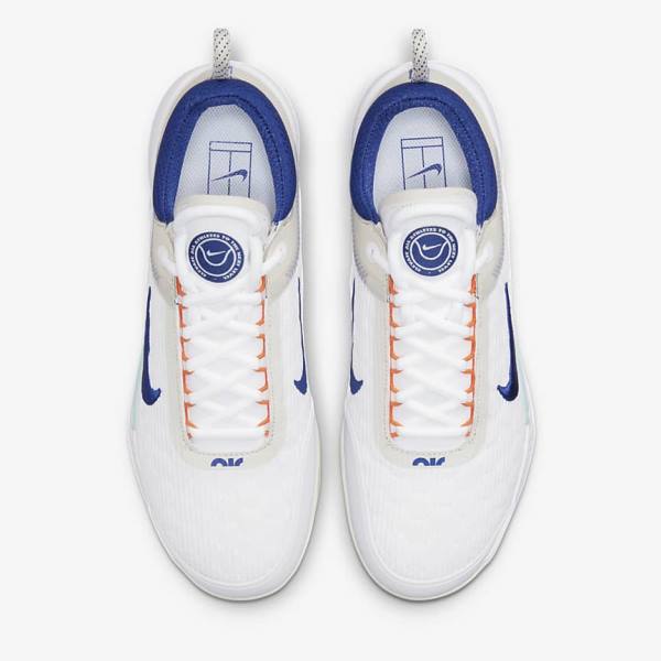 Nike NikeCourt Zoom NXT Clay Court Moški Tenis Copati Kraljevsko Modra | NK923KUV