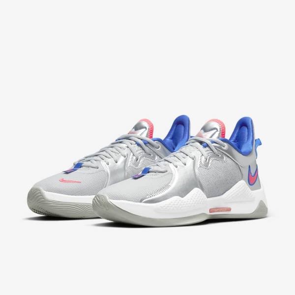 Nike PG 5 Moški Košarkaški Copati Kraljevsko Modra | NK836IQB