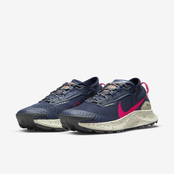 Nike Pegasus Trail 3 GORE-TEX Waterproof Trail Moški Tekaški Čevlji Obszidián Olivno Zelene | NK208YAD