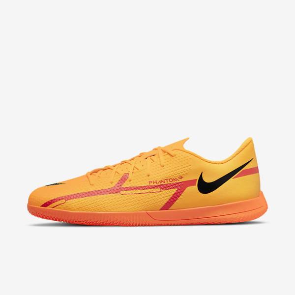 Nike Phantom GT2 Club IC Indoor Court Ženske Nogometni Čevlji Oranžna / Svetloba Rdeča / Črna | NK690FXY