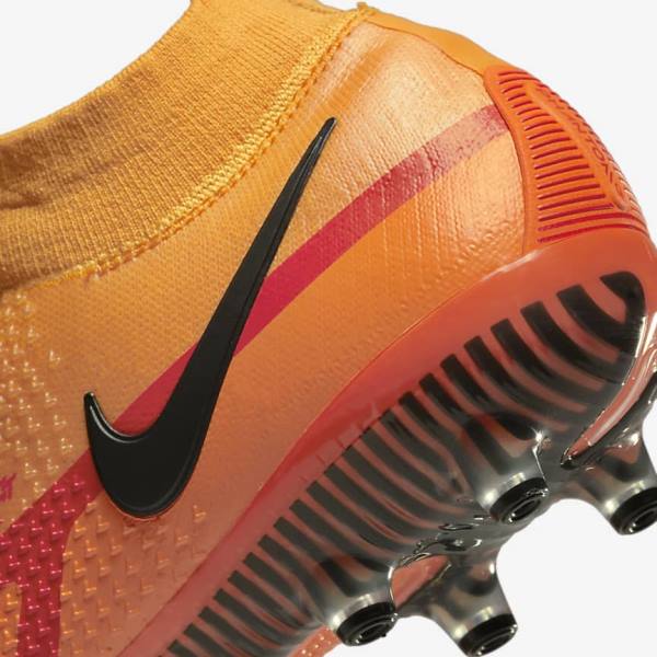 Nike Phantom GT2 Dynamic Fit Elite AG-Pro Artificial-Grass Moški Nogometni Čevlji Oranžna / Svetloba Rdeča / Črna | NK634XWF