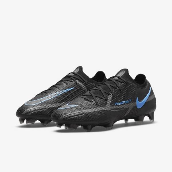 Nike Phantom GT2 Elite FG Firm-Ground Moški Nogometni Čevlji Črna / Siva | NK390XJF