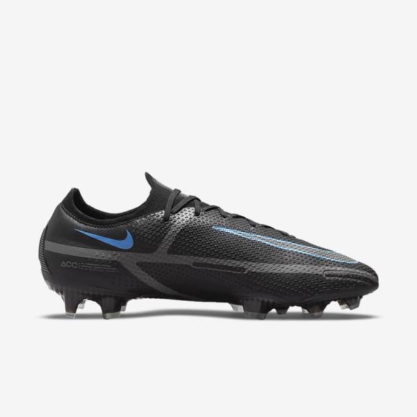 Nike Phantom GT2 Elite FG Firm-Ground Ženske Nogometni Čevlji Črna / Siva | NK019RMC