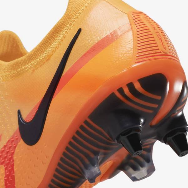 Nike Phantom GT2 Elite SG-Pro AC Soft-Ground Moški Nogometni Čevlji Oranžna / Svetloba Rdeča / Črna | NK692FAG