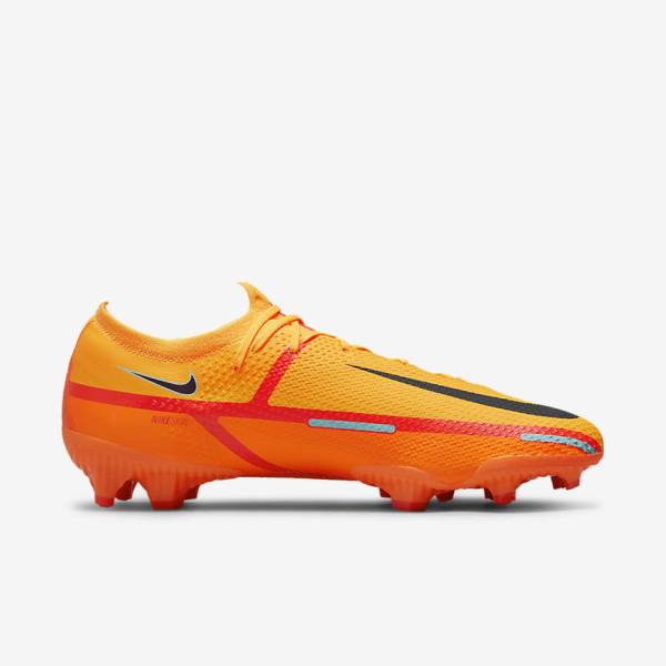 Nike Phantom GT2 Pro FG Firm-Ground Moški Nogometni Čevlji Oranžna / Svetloba Rdeča / Črna | NK985LDB