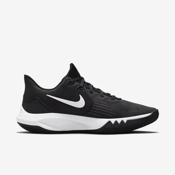 Nike Precision 5 Moški Košarkaški Copati Črna / Temno Siva / Bela | NK026BIH