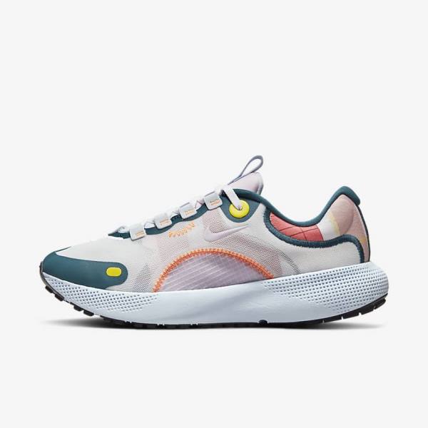 Nike React Escape Run Road Ženske Tekaški Čevlji Bela / Modra / Črna / Roza | NK037NJC