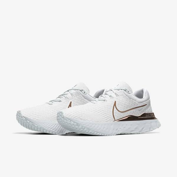 Nike React Infinity Run 3 By You Custom Road Ženske Tekaški Čevlji Bela | NK539QZD