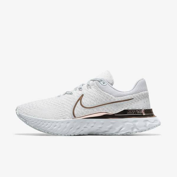 Nike React Infinity Run 3 By You Custom Road Ženske Tekaški Čevlji Bela | NK539QZD