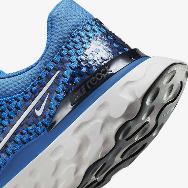 Nike React Infinity Run Flyknit 3 Road Moški Tekaški Čevlji Modra / Črna | NK547BOA