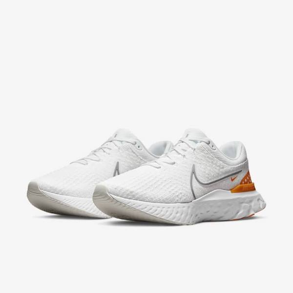 Nike React Infinity Run Flyknit 3 Road Moški Tekaški Čevlji Bela / Siva | NK564ZNT