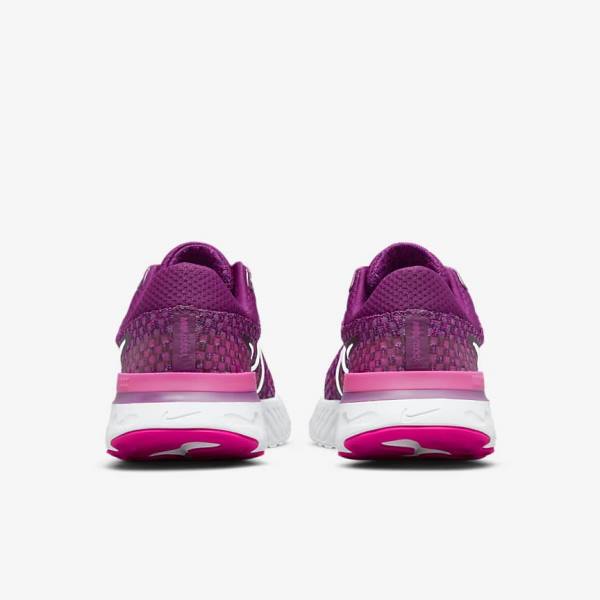 Nike React Infinity Run Flyknit 3 Road Ženske Tekaški Čevlji Bordo | NK298PMR