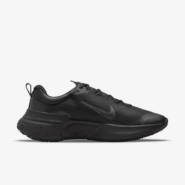 Nike React Miler 2 Shield Weatherised Road Moški Tekaški Čevlji Črna / Temno Siva / Črna | NK915CHS