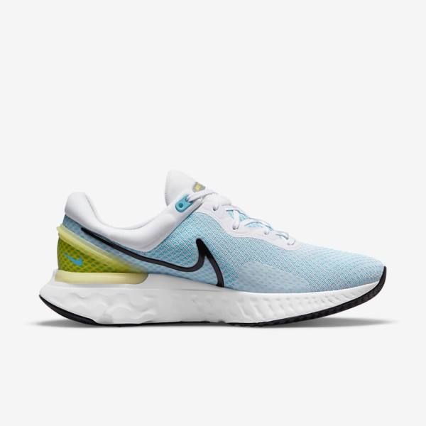 Nike React Miler 3 Road Moški Tekaški Čevlji Bela / Modra / Črna | NK592MLW