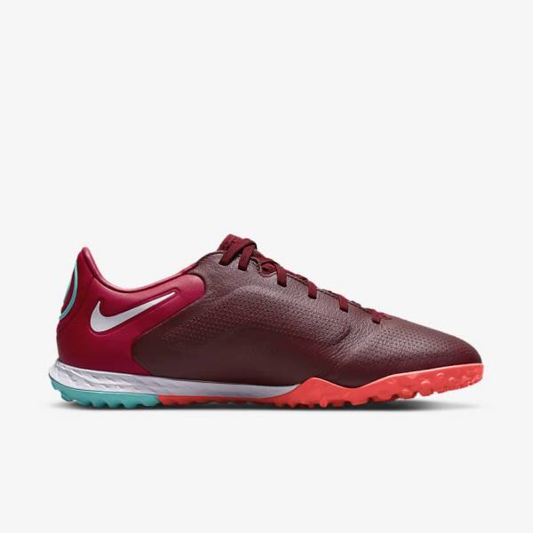 Nike React Tiempo Legend 9 Pro TF Turf Moški Nogometni Čevlji Rdeča / Svetloba Rdeča / Bela | NK621TAB