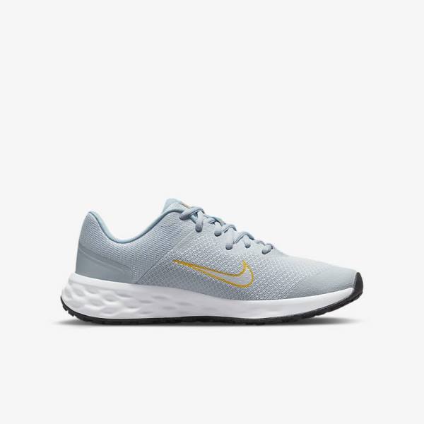 Nike Revolution 6 Older Road Otroci Tekaški Čevlji Modra / Večbarvni | NK519XUA